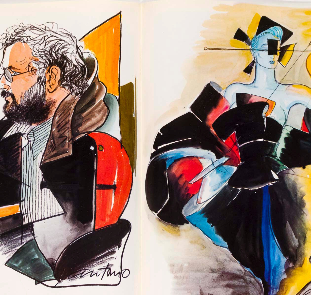 ANTONIO LOPEZ 48 illustration pages FENDI Ferre VANITY FASHION magazine # 0 1981