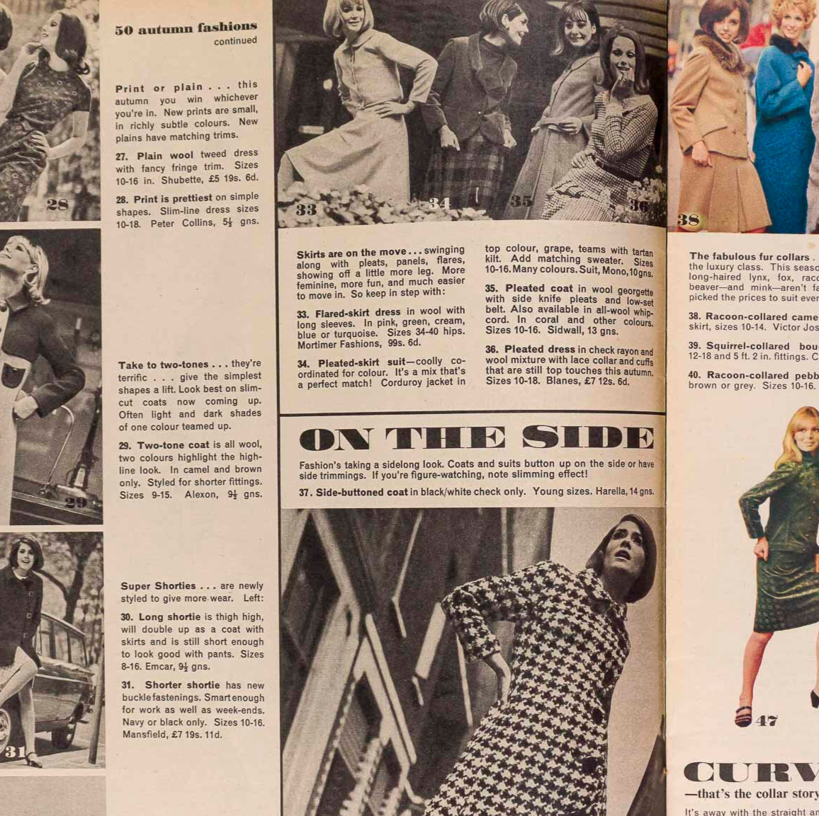 NICO rare 1960's Woman's Own magazine FASHION Model Singer 60s VTG Celia Hammond