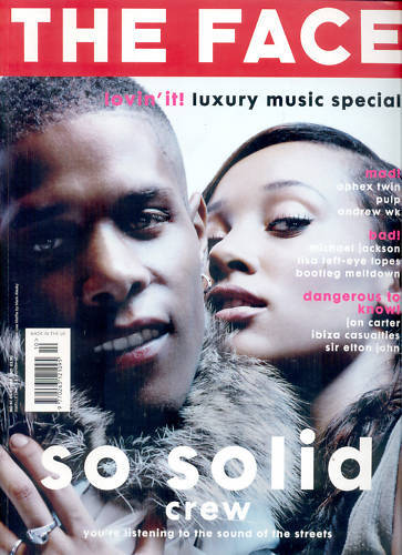 SO SOLID CREW Lisa Left-Eye Lopez MINI ANDEN Elton John IBIZA  The Face magazine