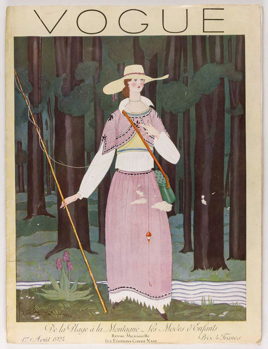 Georges Lepape MAN RAY Golf PARIS VOGUE April 1924 Lingerie AE MARTY Lanvin FIAT