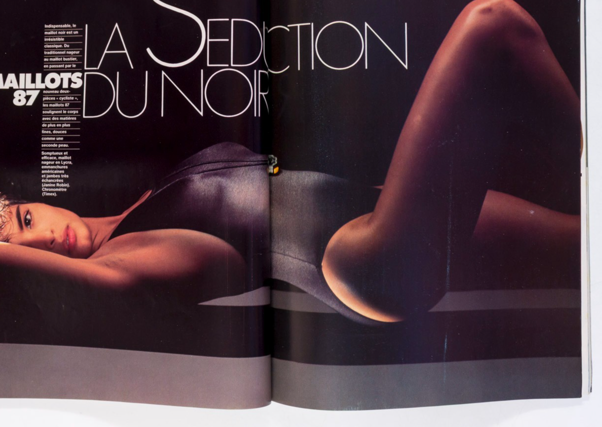 ESTELLE LEFEBURE Carla Bruni TALISA SOTO Elle magazine 11 May 1987 Greta Scacchi