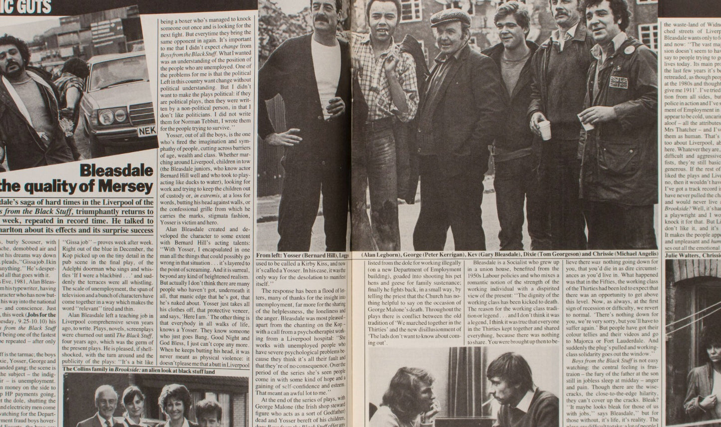 GRETA SCACCHI Julie Walters RICHARD GORDON Sunday Times 9 Jan 1983 Deyan Sudjic