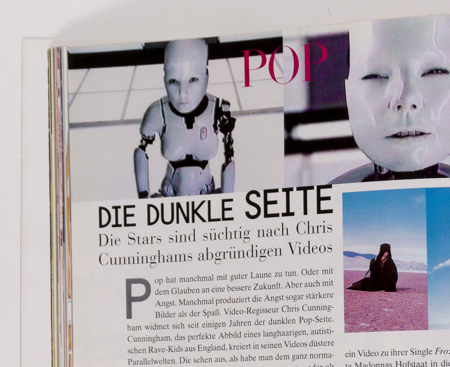 AUDREY MARNAY Erin O'Connor CHRIS CUNNINGHAM Vogue De 1999 Susan Sarandon PIAGGI