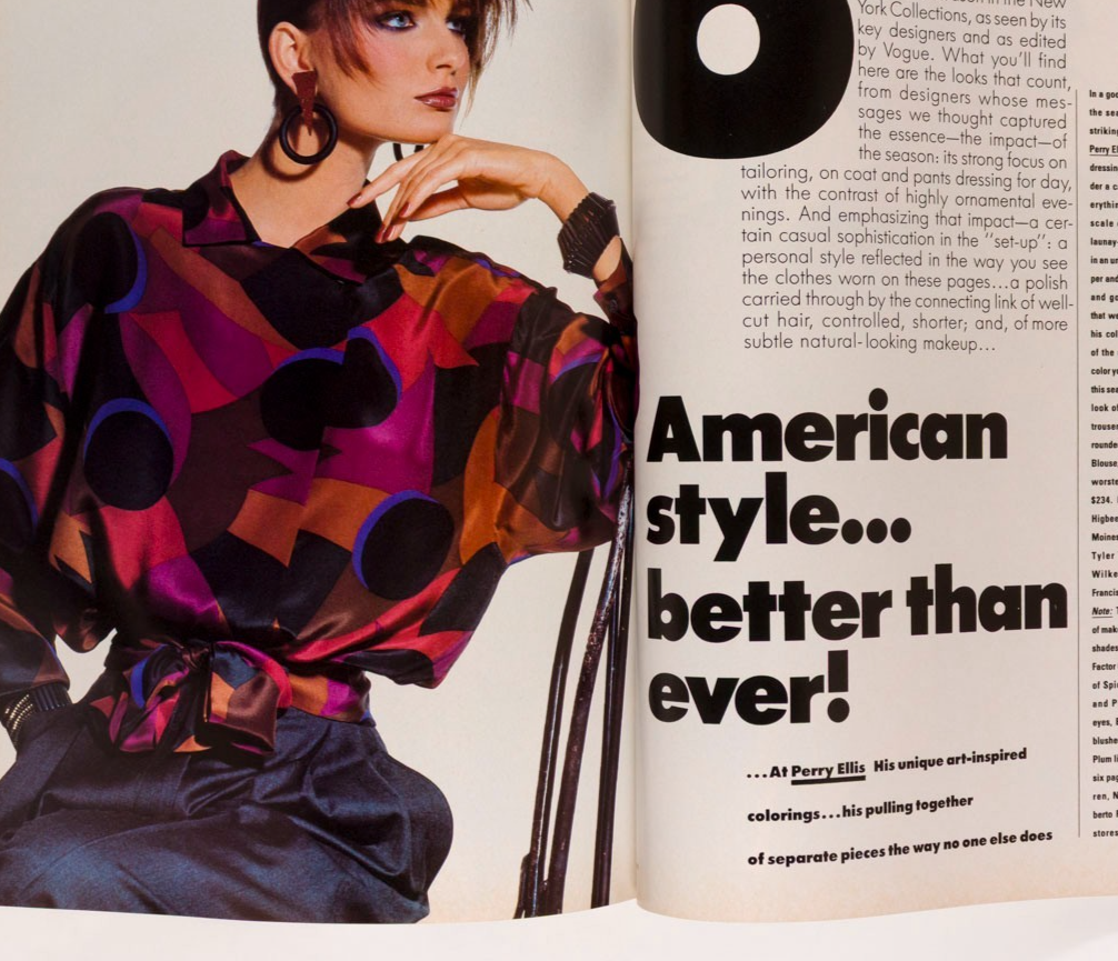 Alexis BROOKE SHEILDS Antonio Lopez BRUCE WEBER  Vogue September 1984  Tina Chow