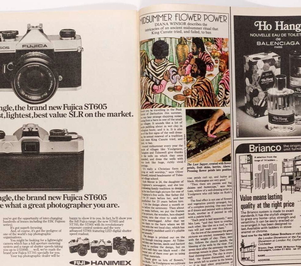 Jon Anderson YES Balenciaga STUART JACKMAN Scotland Yard 70's Telegraph magazine