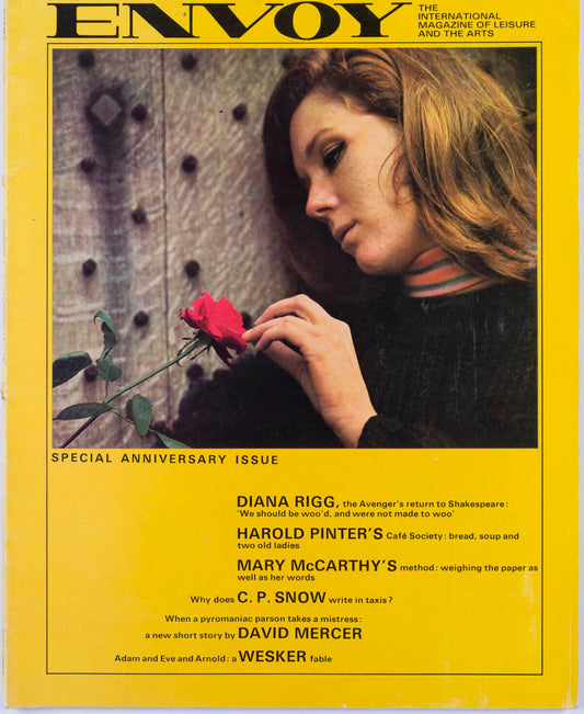 Diana Rigg DONYALE LUNA Kerouac BOB RICHARDSON Mia Farrow MITFORD Envoy magazine