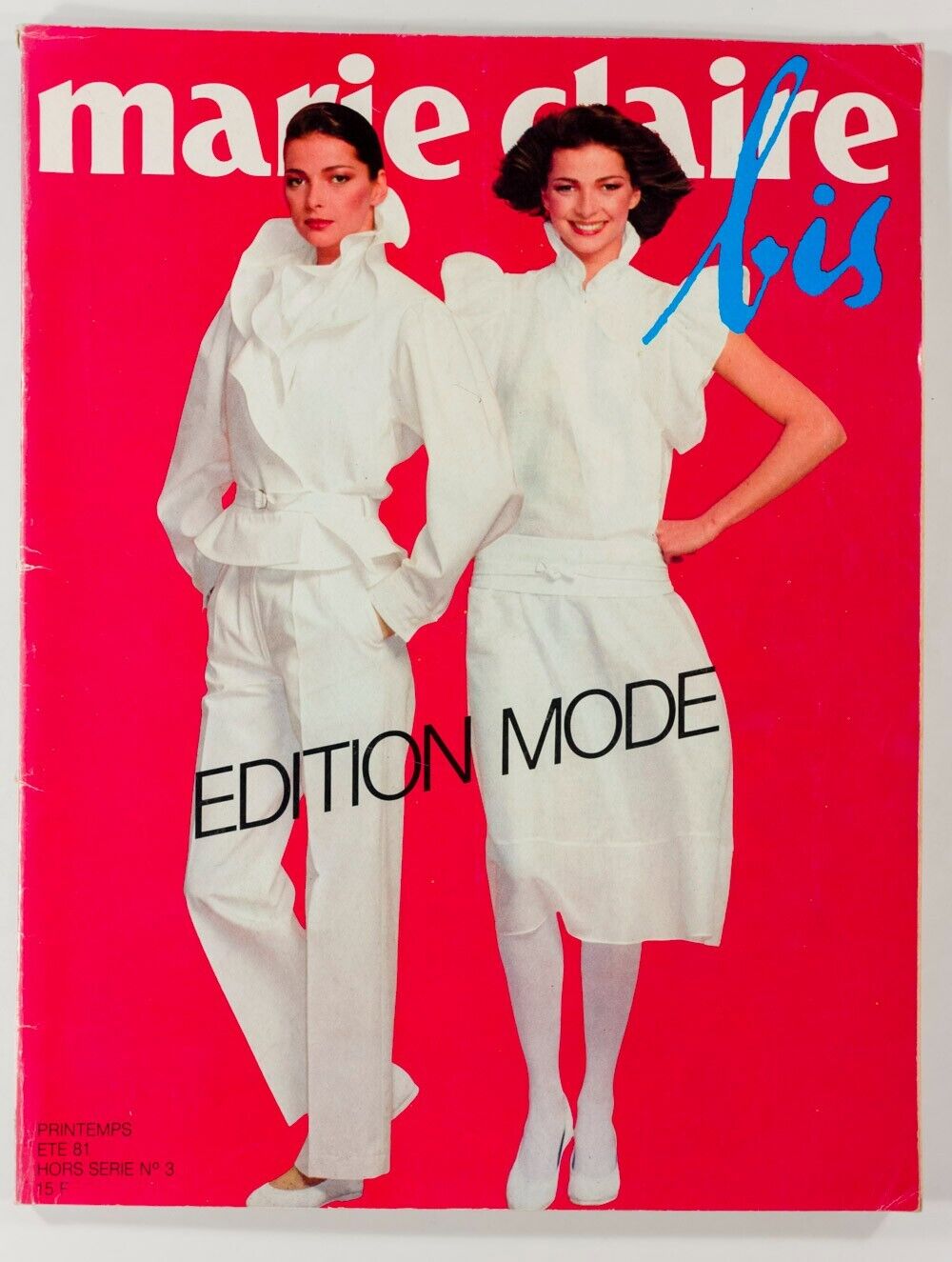 Lisa Ryall & Taylor INES DE LA FRESSANGE Kenzo MARIE CLAIRE BIS fashion 1981 vtg