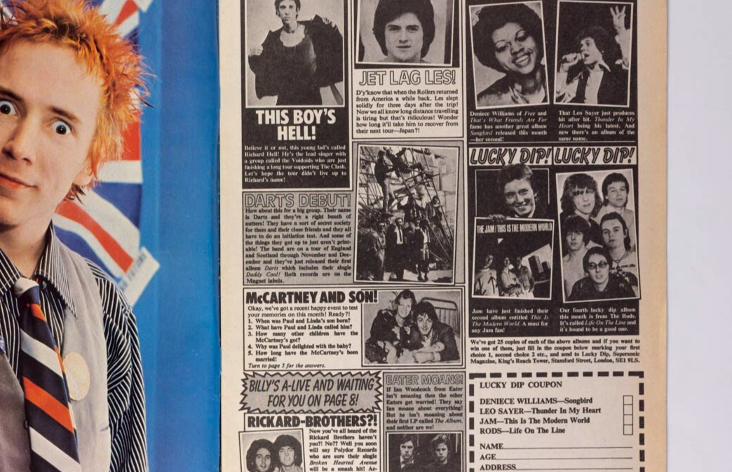 BILLY IDOL Donna Summer JAM Supersonic magazine December 1977 Skate City LYDON