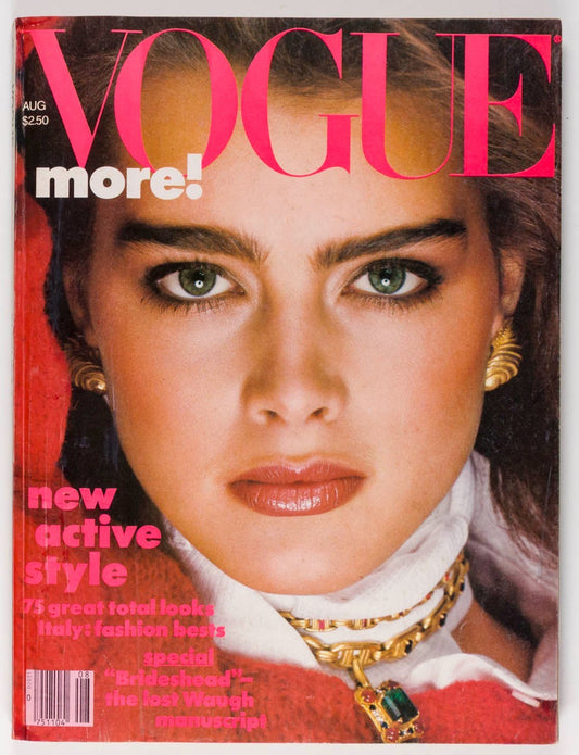 Brooke Shields CANDICE BERGEN Rosemary McGrotha VOGUE 1984 October COLLECTIONS