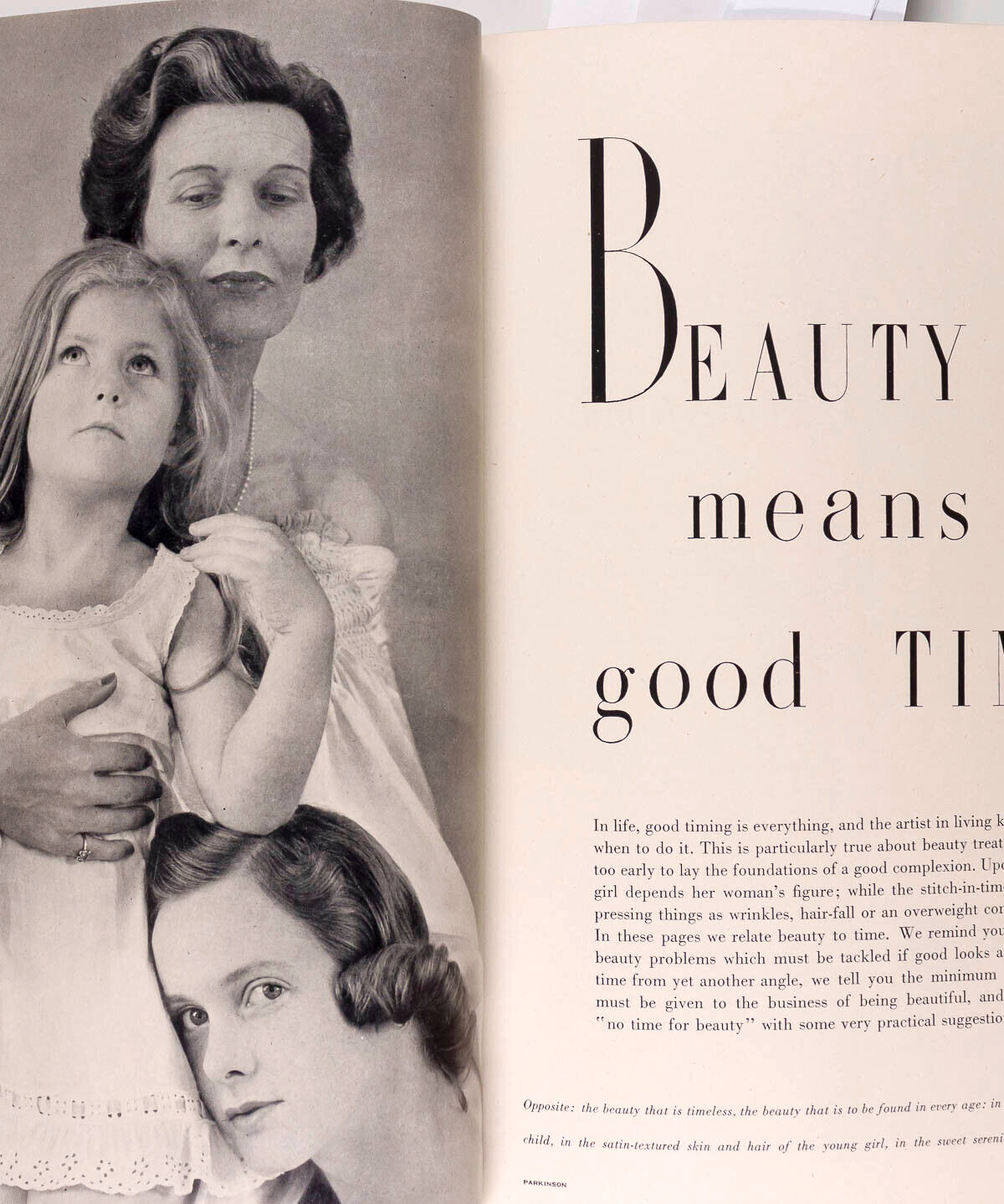 IRVING PENN Norman Parkinson MAKEUP Perfume 1950 Vogue Beauty Book magazine VTG