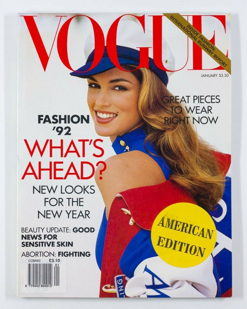 CINDY CRAWFORD Naomi Campbell LINDA EVANGELISTA Christy PRINCE Aids ALT Vogue