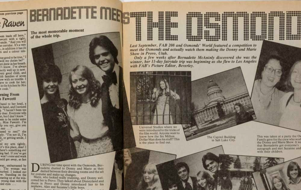 Punk MICK JONES Kate Bush FAB 208 March 1978 MARTIN SHAW Alessi Brothers OSMONDS