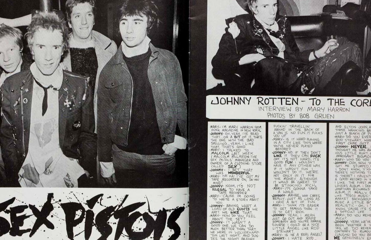 SEX PISTOLS Ramones CLASH Bob Gruen CHRIS STEIN The Fast PUNK magazine Vol 1 # 8