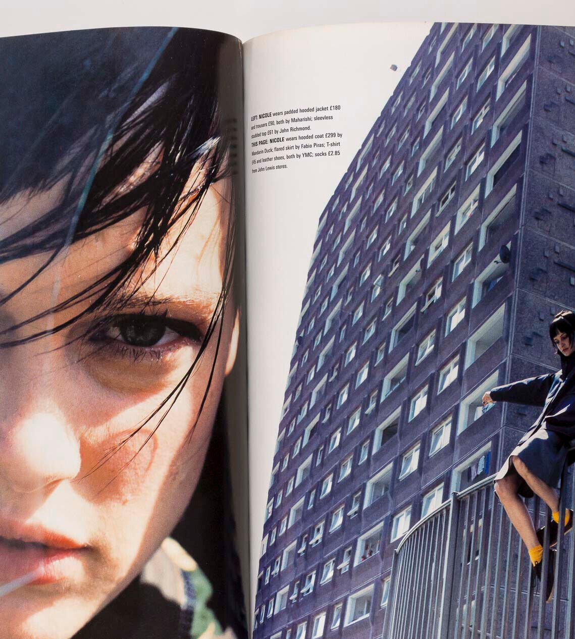 Devon Aoki ALEXANDER MCQUEEN Juergen Teller KATE MOSS Versus SOLARI i-D MAGAZINE