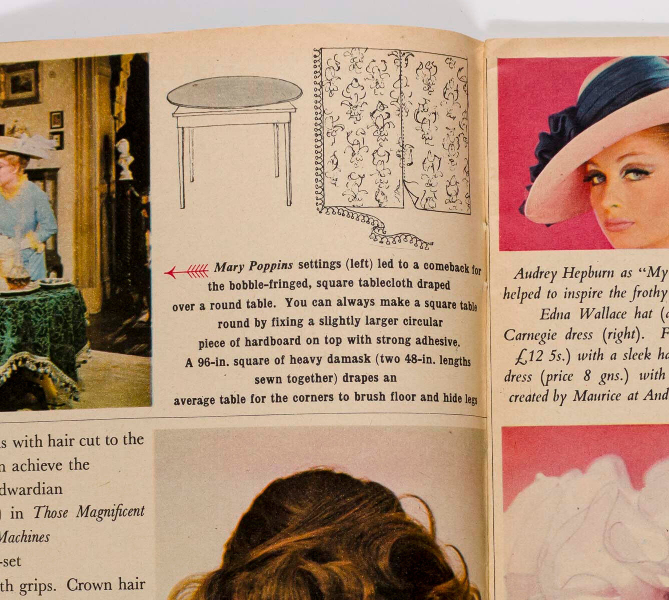 AUDREY HEPBURN My Fair Lady YOUNG EDWARDIANS Cecil Beaton UK Everywoman Magazine