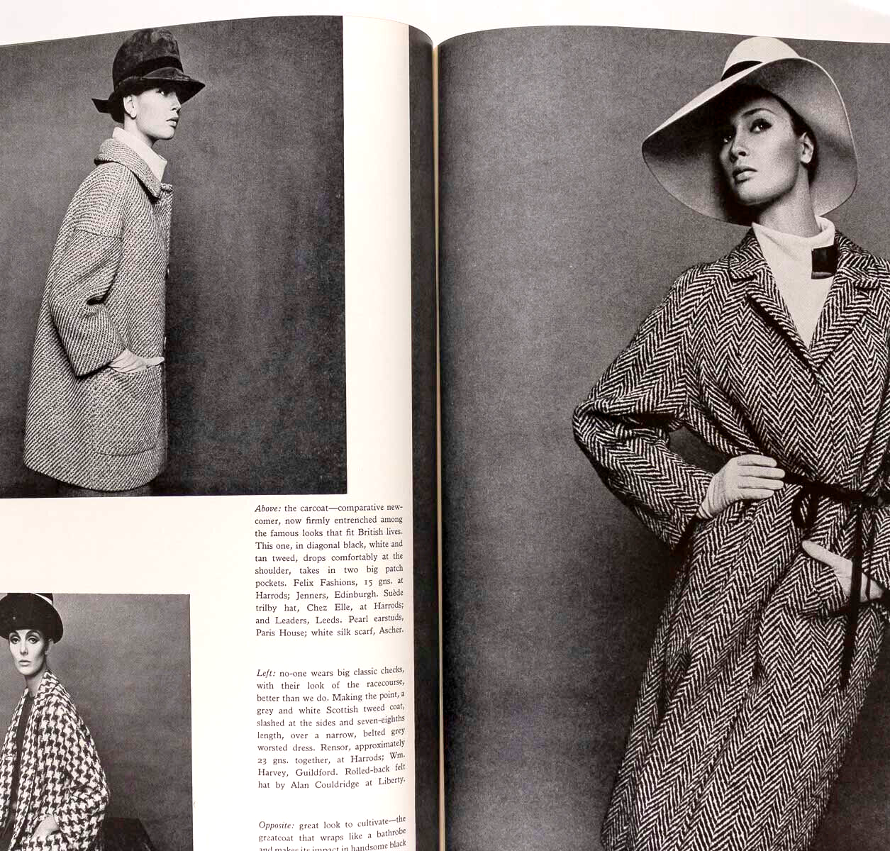 Veruschka JEAN SHRIMPTON Andre Malraux UK HARPERS April 1964 Givenchy BALENCIAGA