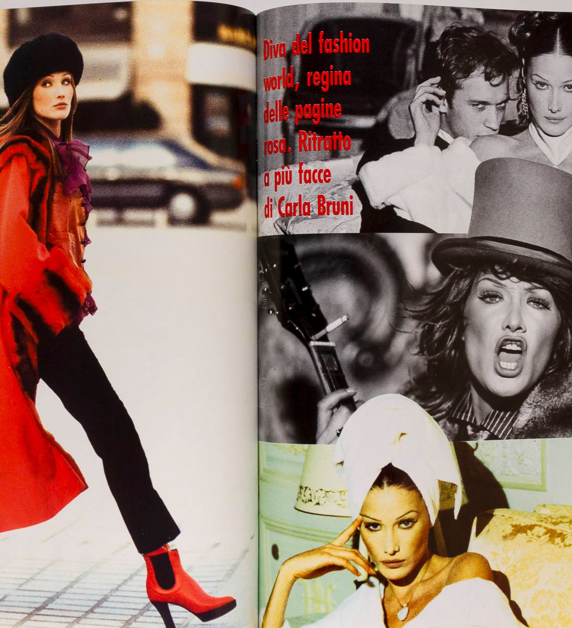 SOFIA COPPOLA Drew Barrymore ANNA NICOLE SMITH Bianca VOGUE ITALIA December 1992