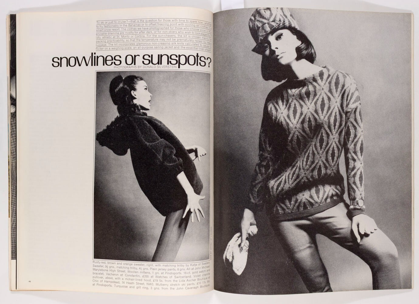 CLAUDIA CARDINALE Norman Parkinson FLEET STREET vtg QUEEN magazine January 1963