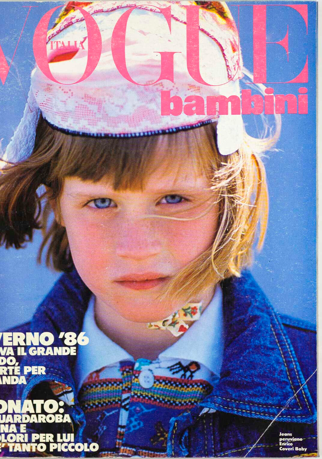 Dutch SHOREDITCH Denim ARMANI Kids 80s COSTUME Fall CHILDRENSWEAR Vogue Bambini