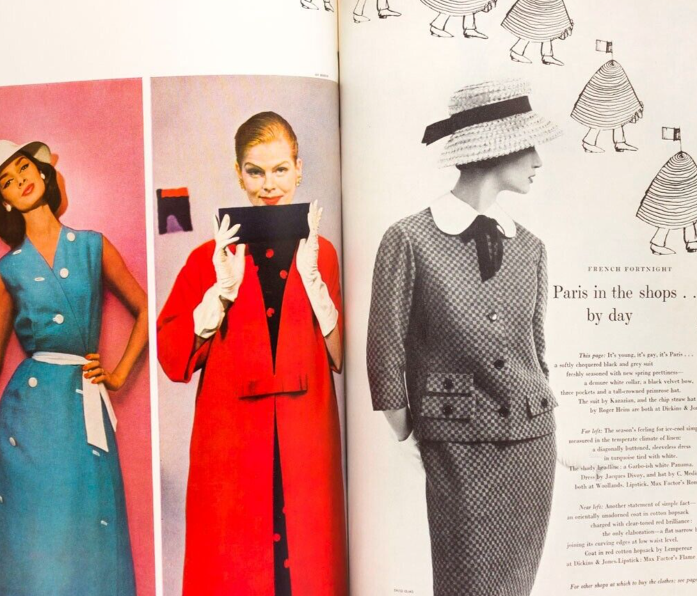 DORIAN LEIGH Parkinson CHRISTIAN DIOR Balenciaga GIVENCHY Cezanne BOURDIN Vogue