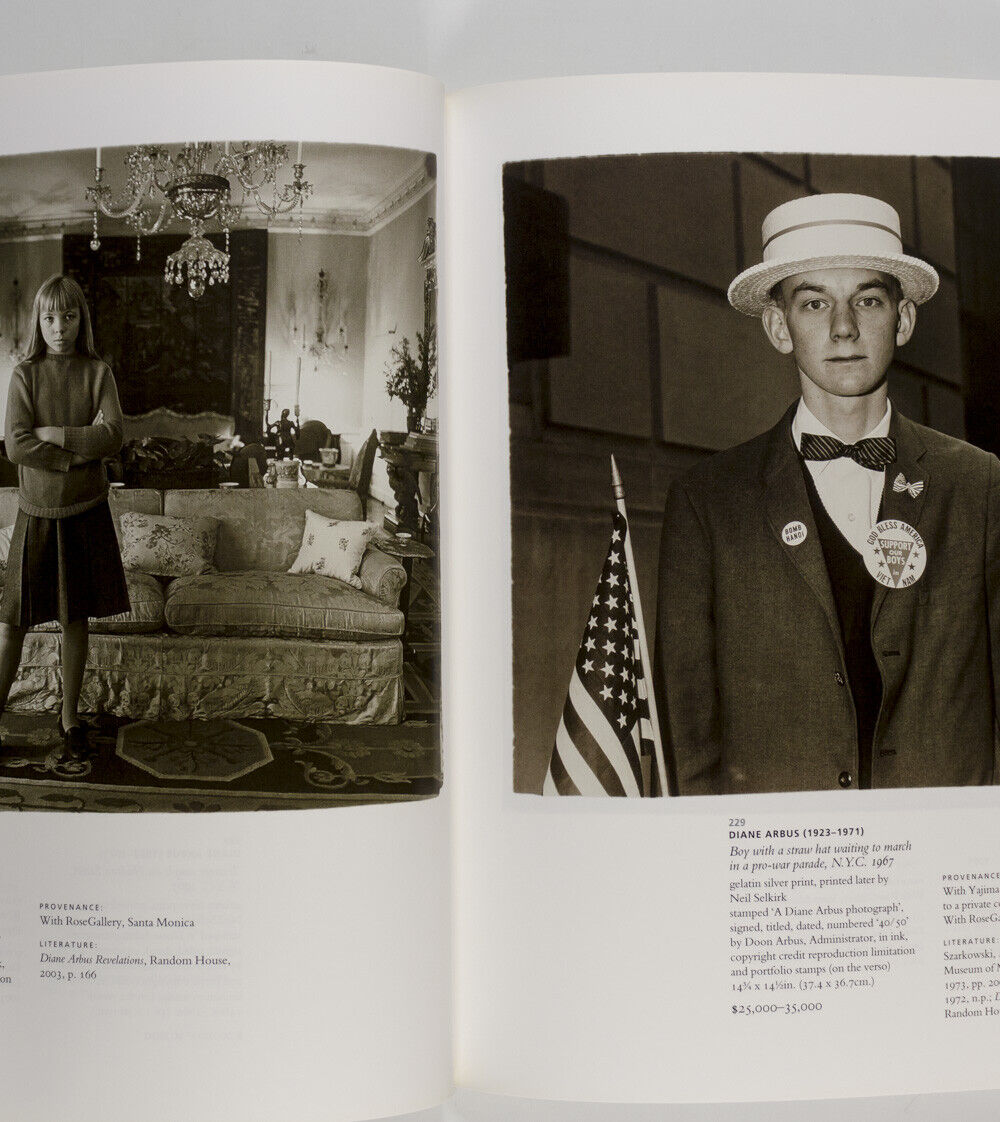 DIANE ARBUS Photographs AUCTION catalogue CHRISTIE'S New York 2008 Penelope Tree