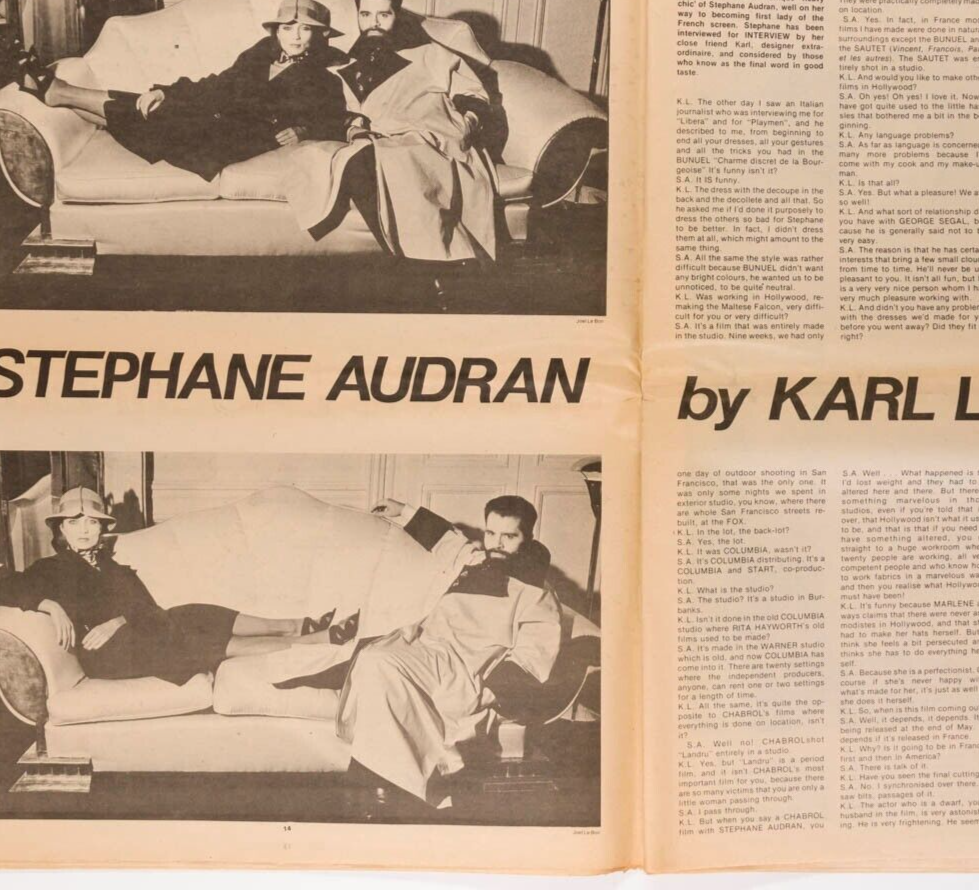 Brigitte Bardot ANTONIO LOPEZ Guy Bourdin INTERVIEW magazine April 1975 Hockney