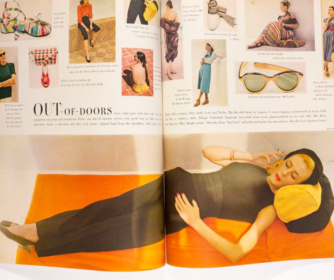 John Rawlings VERTES Cecil Beaton HORST  Vogue June 1 1947 MARY FAULCONER Summer