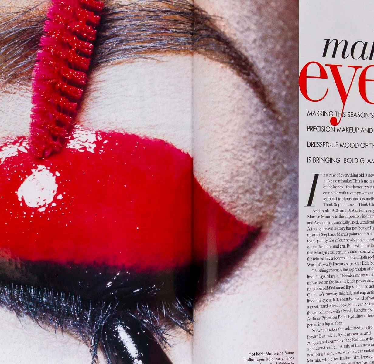 CINDY CRAWFORD Rem Koolhaas IONE SKYE Tatjana Patitz  VOGUE November 1994 Warhol