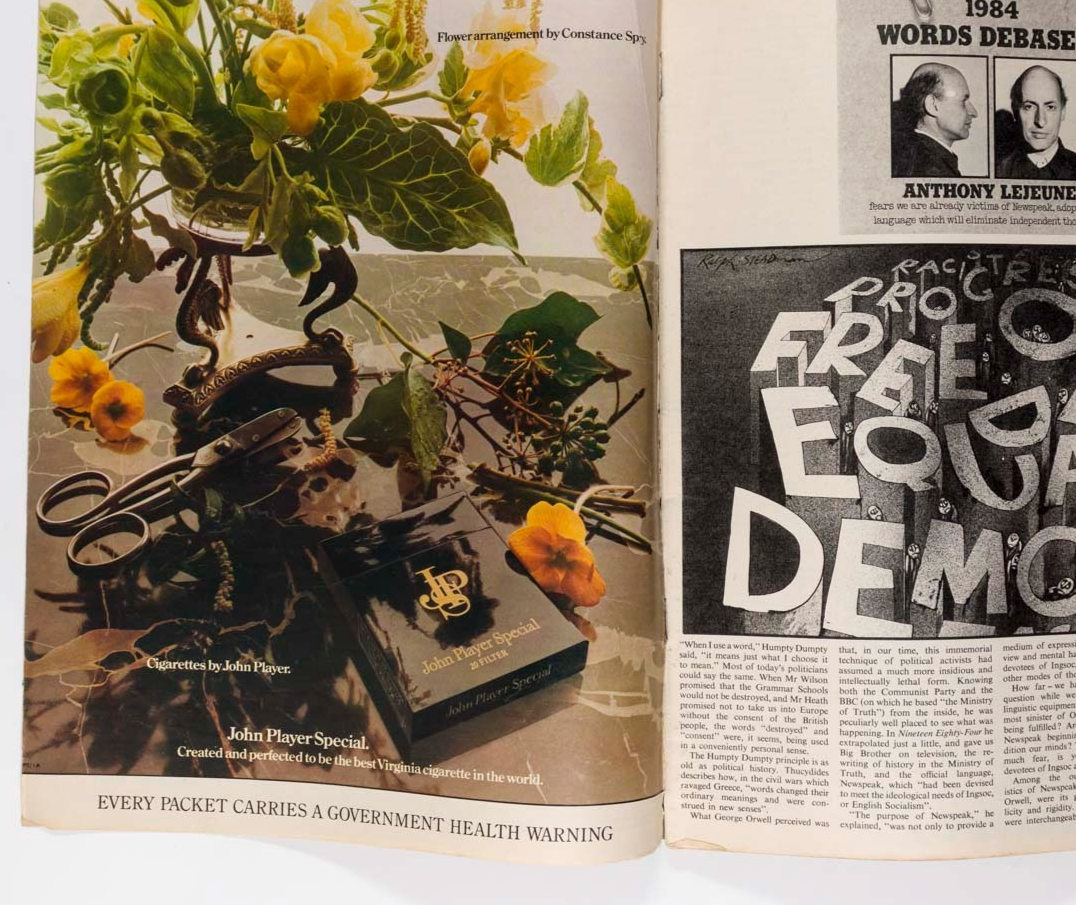 George Orwell 1984 Ralph Steadman TELEGRAPH September 20 1974 James Cameron UK