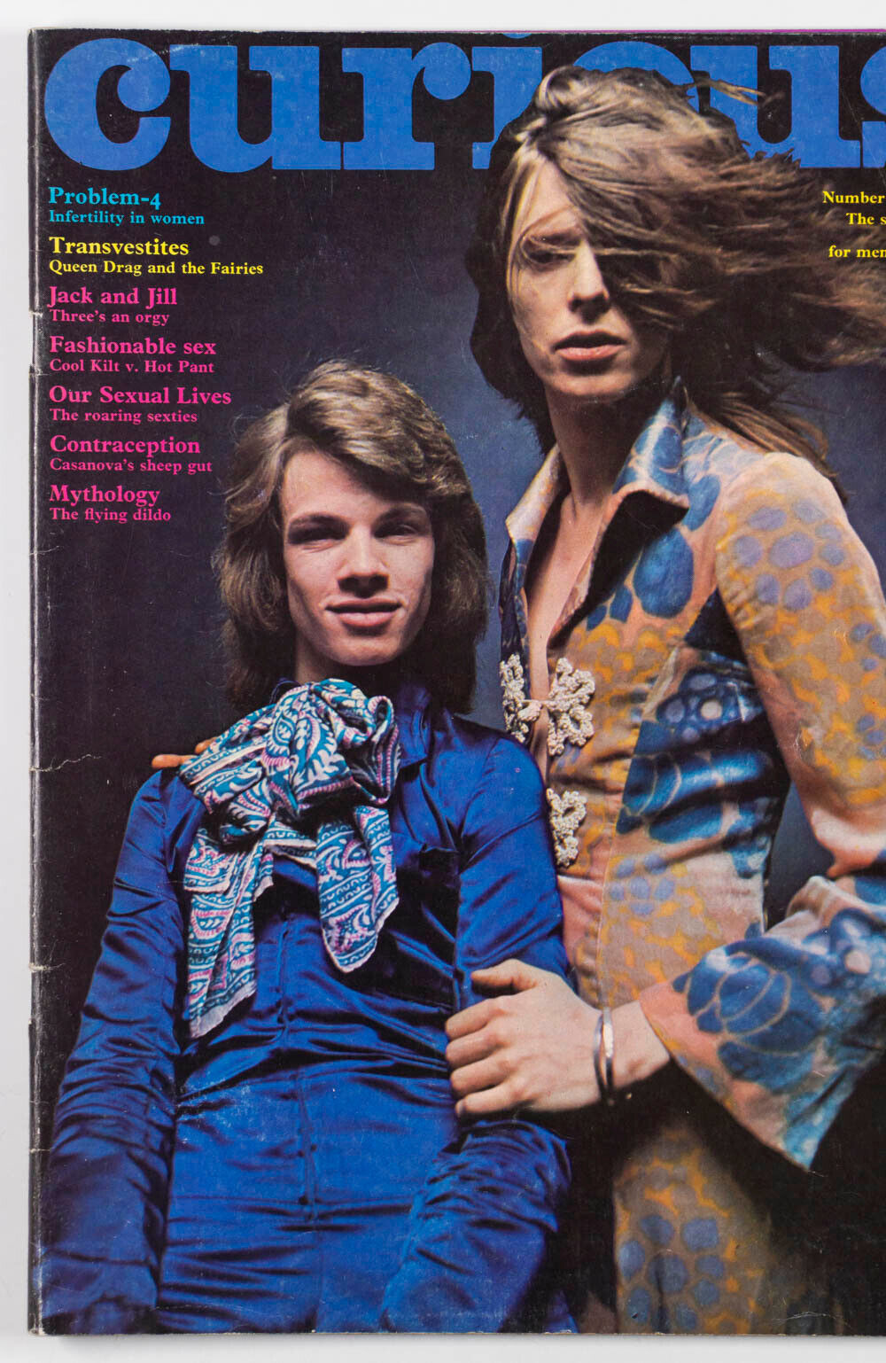 David Bowie MR. FISH DRESS Man Who Sold The World ARNOLD CORNS Curious magazine