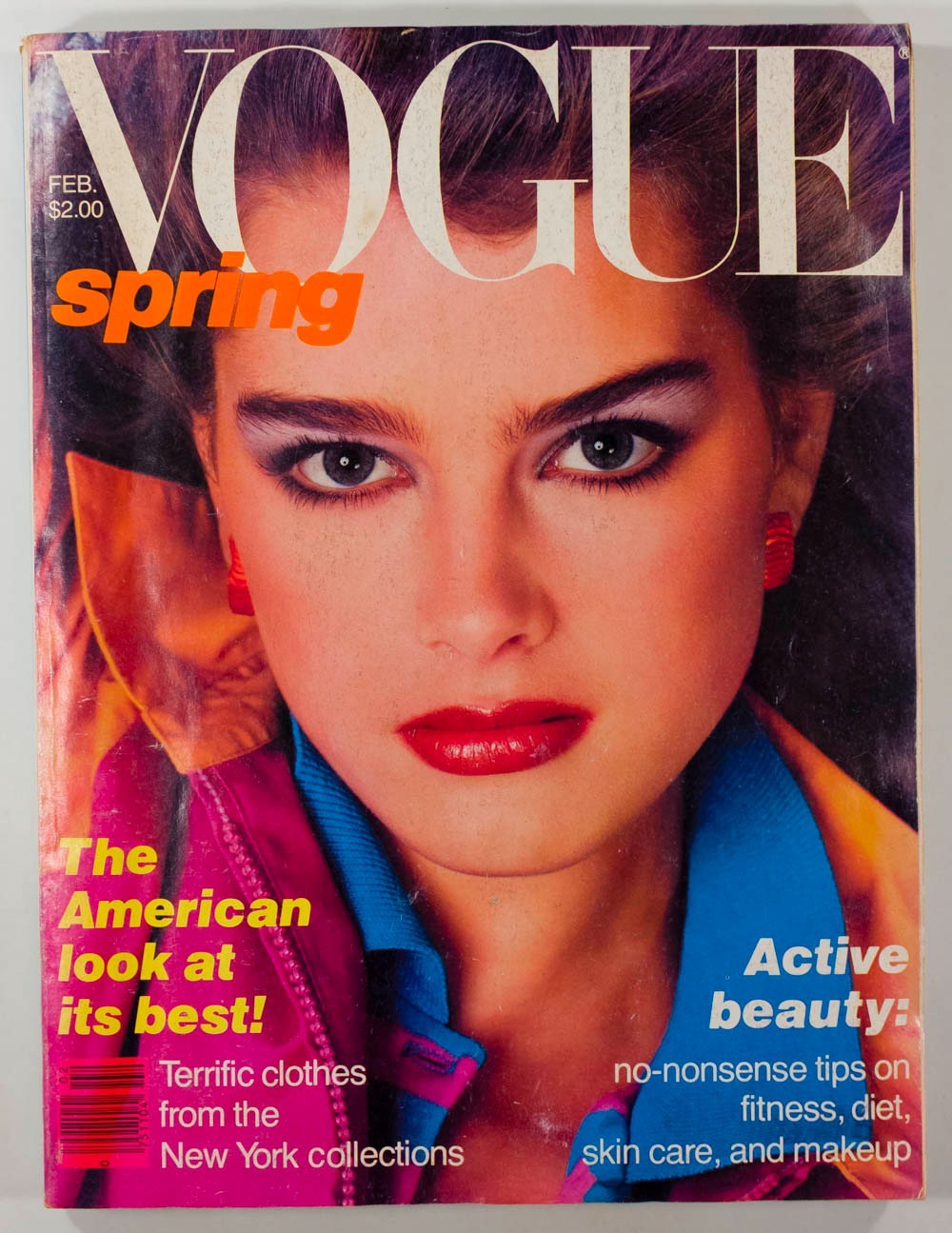 Brooke Shields GIA CARANGI Rene Russo VOGUE February 1984 New York Collections