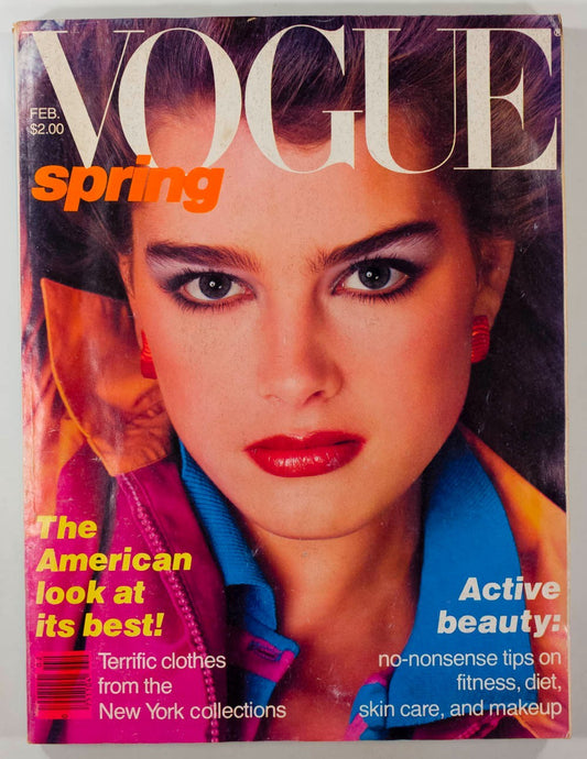 Brooke Shields GIA CARANGI Rene Russo VOGUE February 1984 New York Collections
