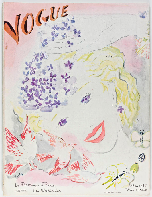 MARCEL VERTES Christian Berard CECIL BEATON  Paris Vogue May 1935  Horst VIONNET