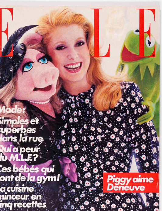 MISS PIGGY Deneuve JIM HENSON Annick Goutal JANICE DICKINSON Rolex ELLE MAGAZINE