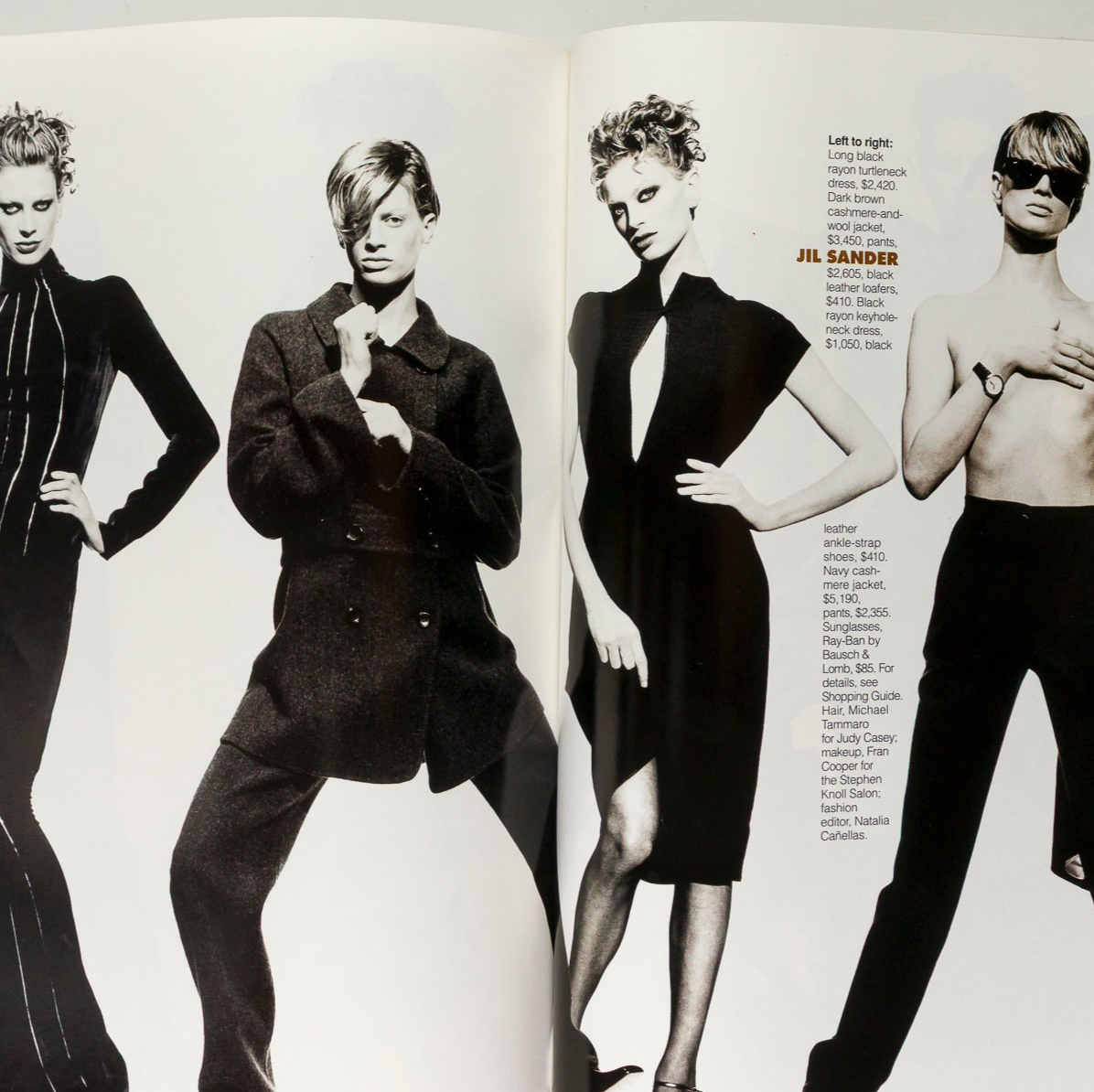 CHRISTY TURLINGTON Kristen McMenamy TOM CRUISE Al Pacino US ELLE September 1995