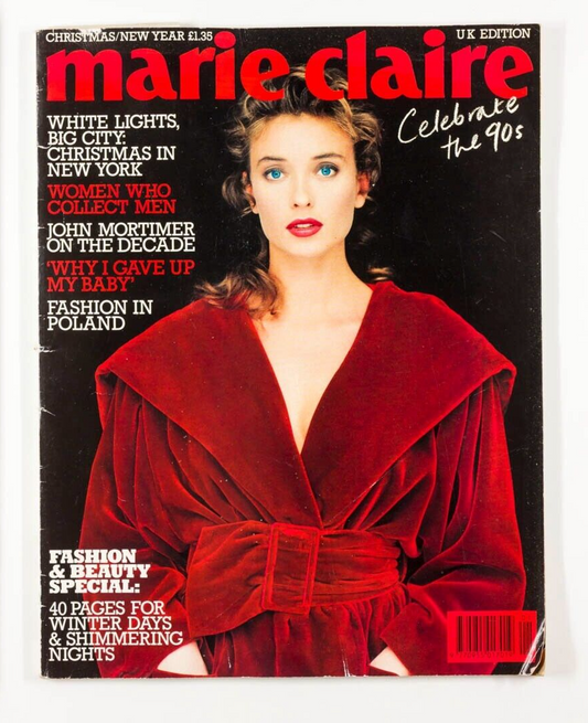 CECILIA CHANCELLOR Julie Walters JERRY HALL Mortimer MARIE CLAIRE January 1990