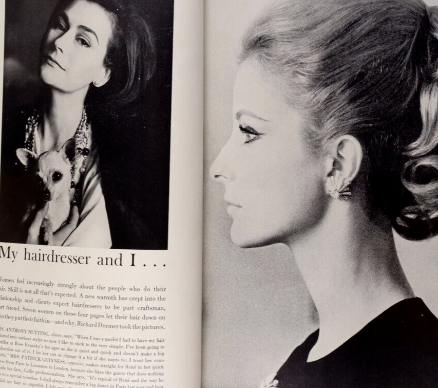 Jean Shrimpton MICK JAGGER Begum Aga Khan VOGUE JANUARY 1965 60th birthday gift