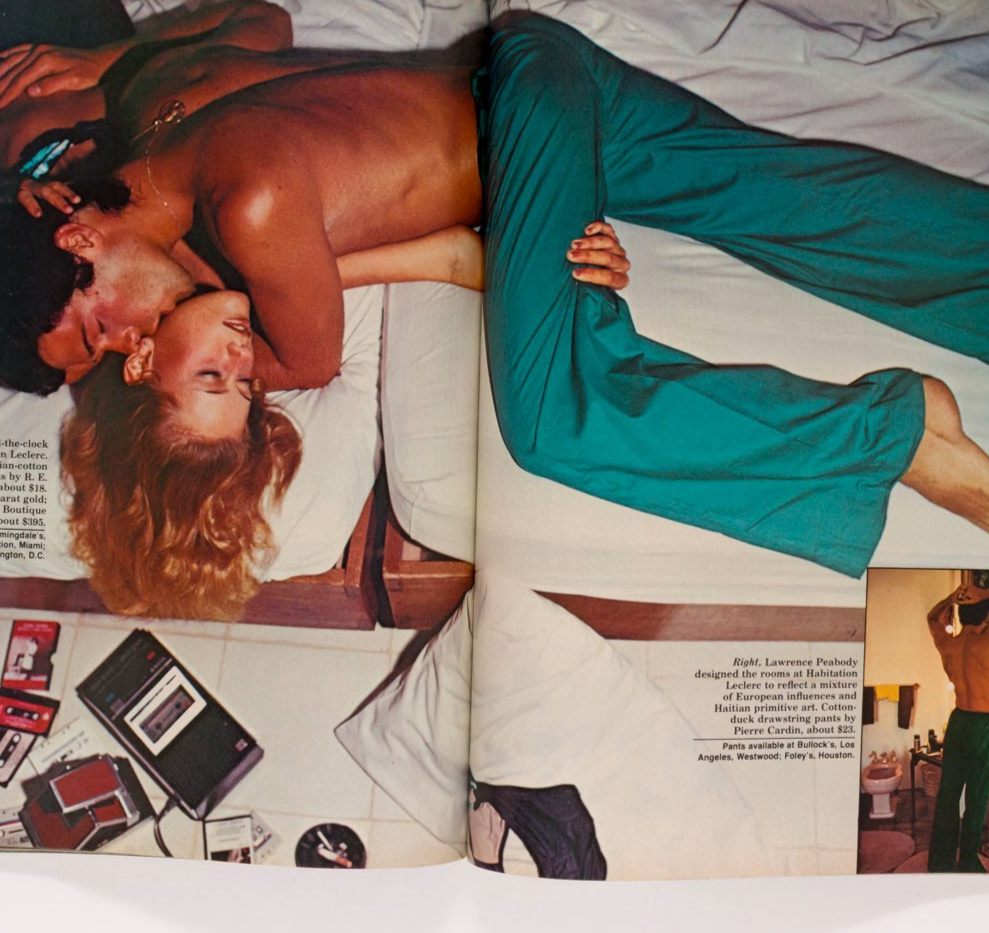 ALBERTO RIZZO Haiti SWIMWEAR Summer Fashion US GQ magazine May 1976 Shorts VTG