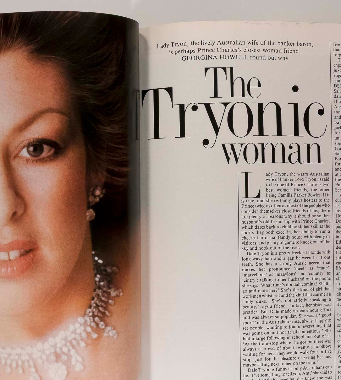 MARGAUX HEMINGWAY Bianca Jagger LADY TRYON Serge Gainsbourg TATLER February 1981