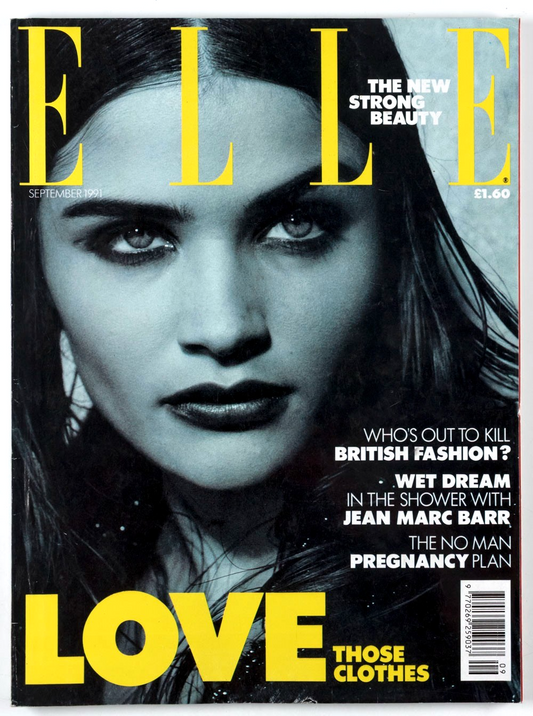 Helena Christensen KIRSTEN OWEN Jean-Marc Barr ELLE September 1991 Clive Owen UK