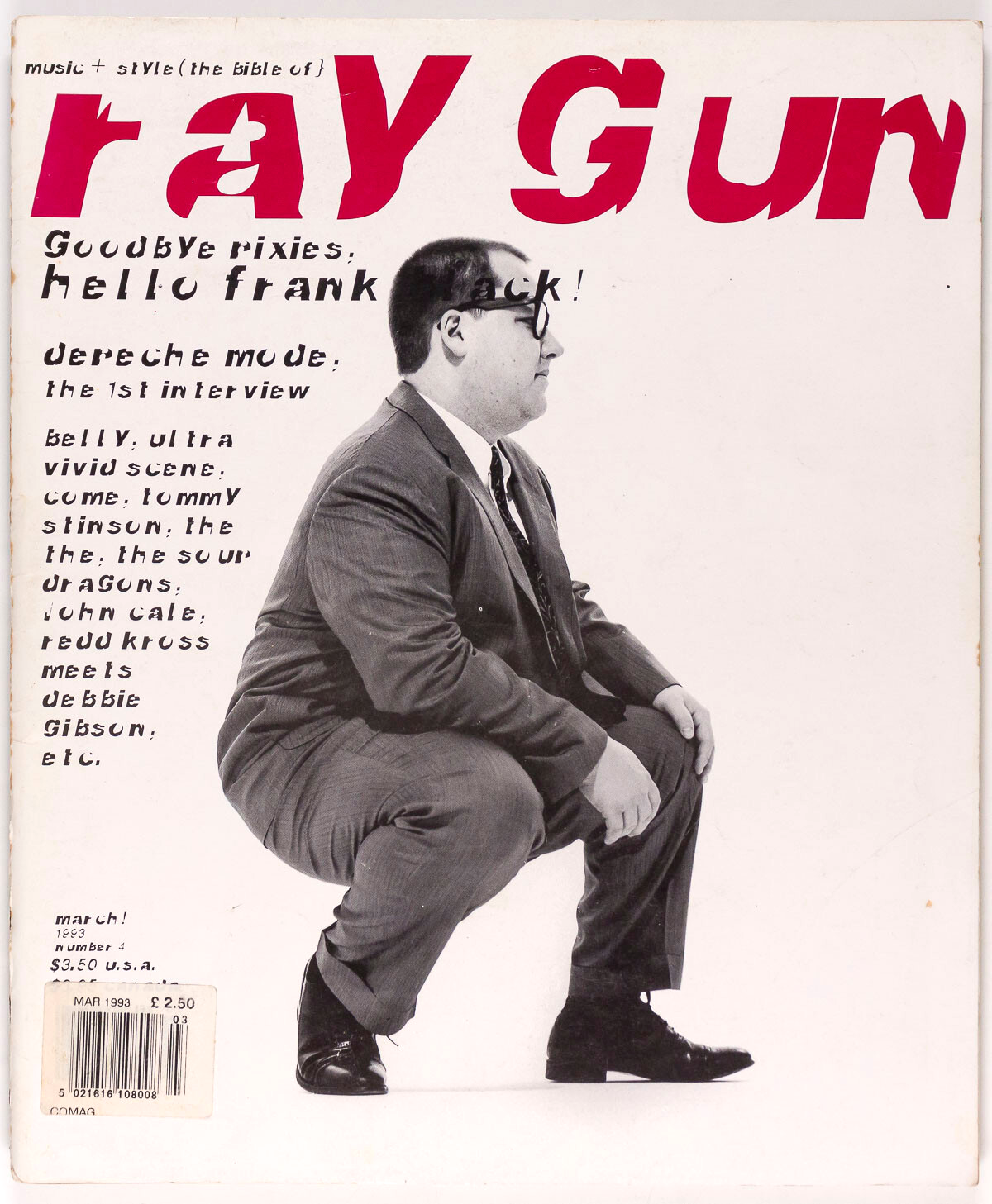 FRANK BLACK Pixies RED KROSS John Cale DEPECHE MODE Raygun magazine 4 March 1993