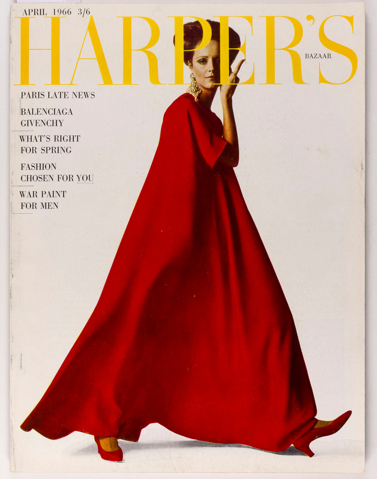 JILL KENNINGTON Balenciaga GIVENCHY Harper's Bazaar 1966 April GEORGE HAMILTON