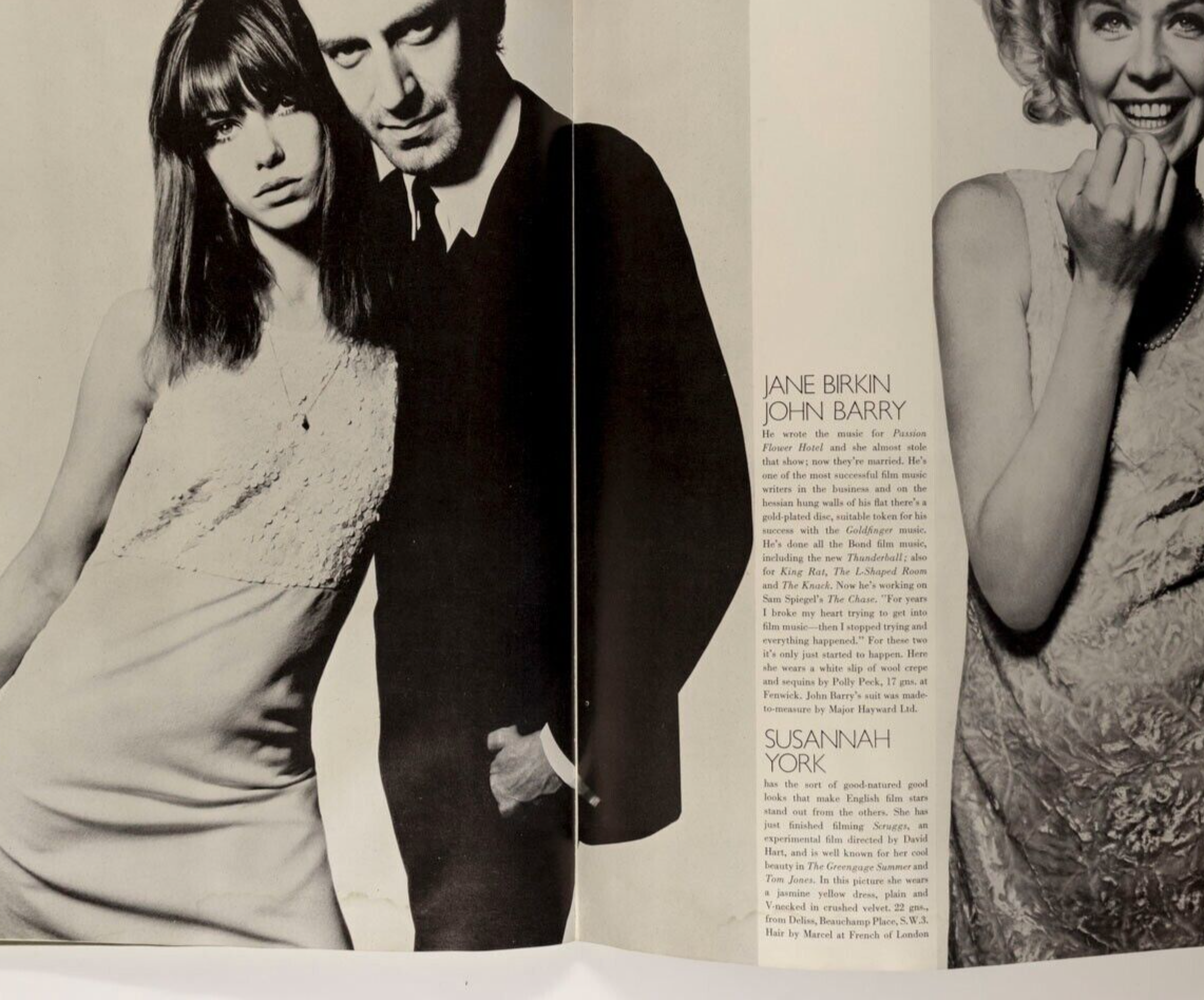 Elsa Martinelli DAVID BAILEY Jane Asher BIRKIN Peter Sellers FELLINI Film VOGUE