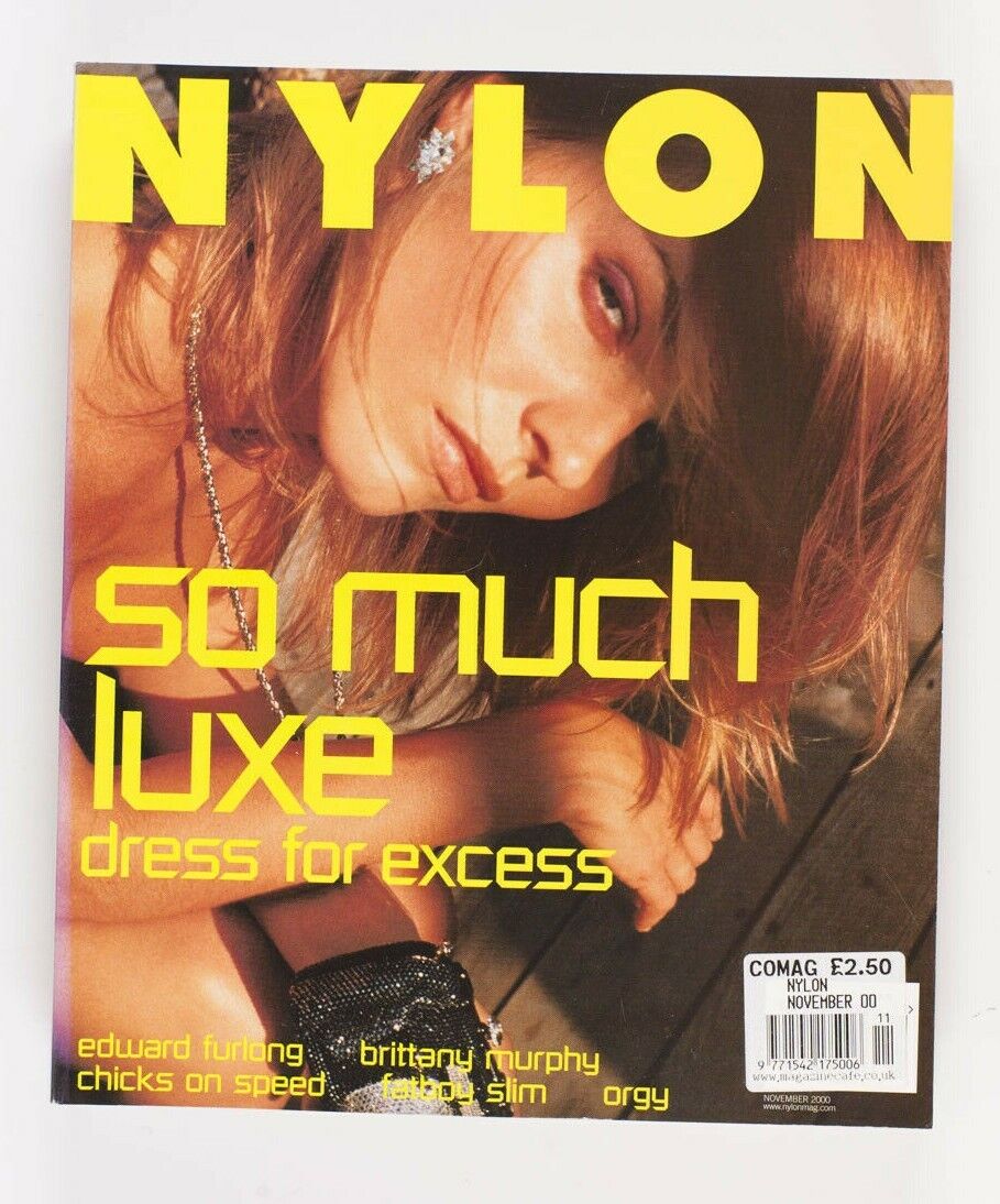 Brittany Murphy EDWARD FURLONG Orgy CHICKS ON SPEED Nylon magazine 2000 November