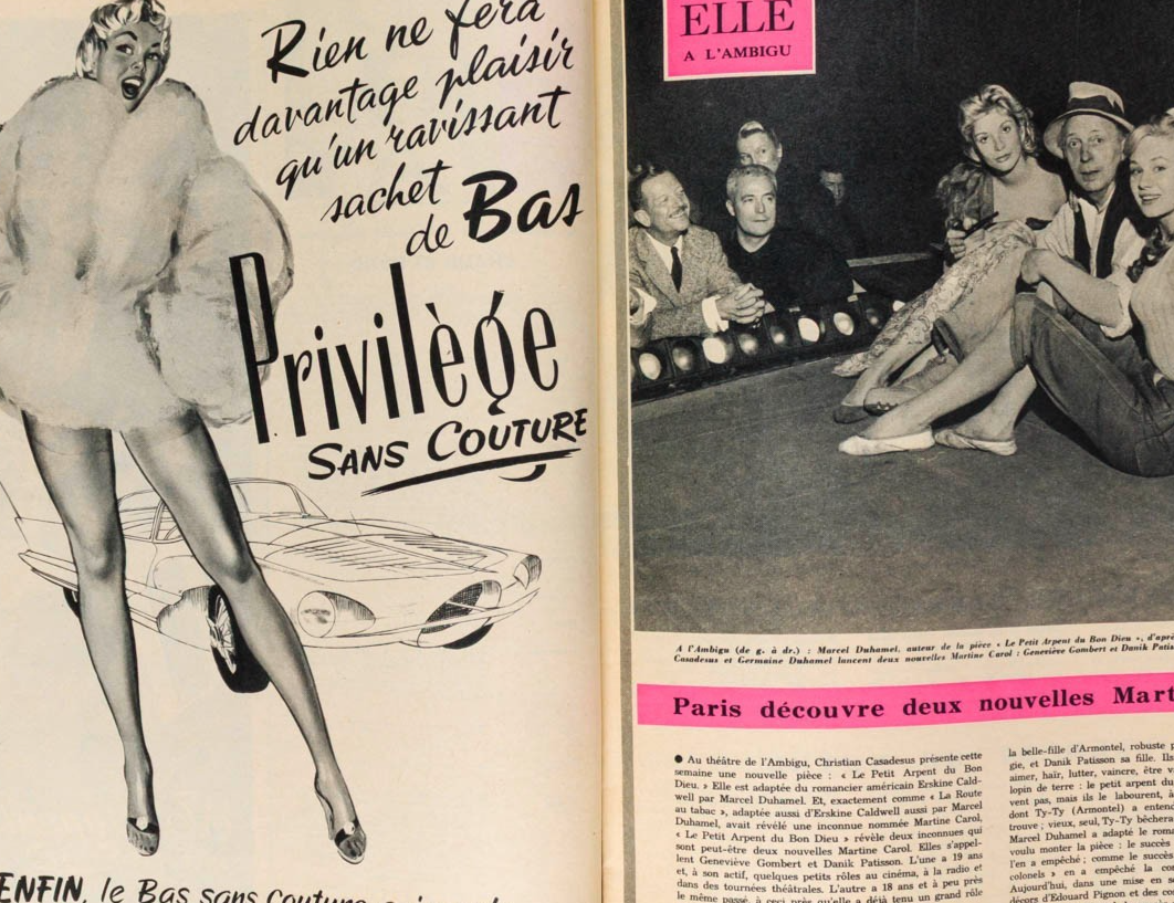 BRIGITTE BARDOT Coco Chanel INGRID BERGMAN Elle December 1956 DAPHNE DU MAURIER