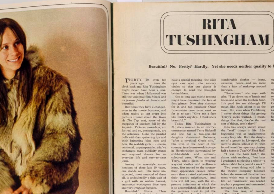 Twiggy CATHY McGOWAN Rita Tushingham TEDDY BOY Petticoat magazine September 1966