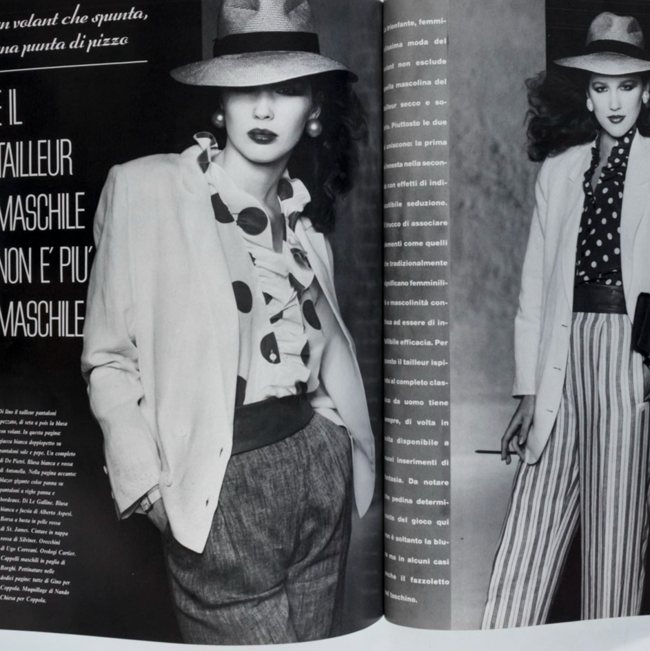 Lisa Ryall GUY BOURDIN Antonio Lopez VOGUE ITALIA March 1982 Deborah Turbeville