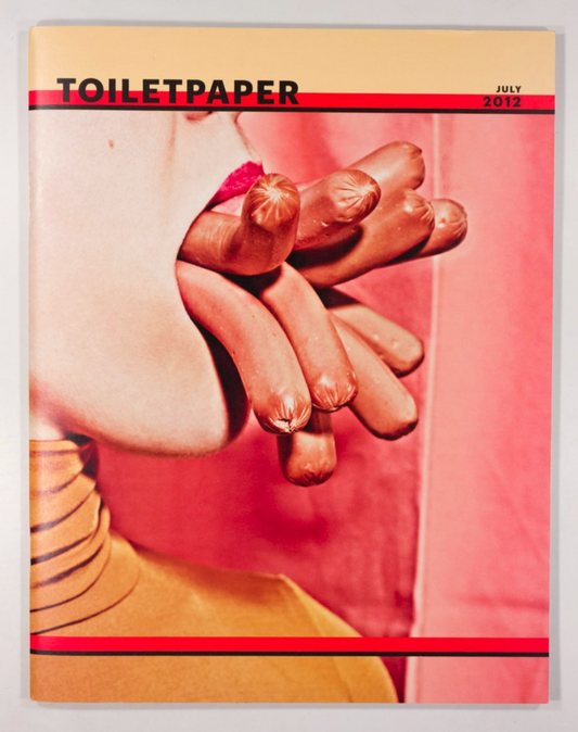 MAURIZIO CATTELAN Pierpaolo Ferrari TOILETPAPER magazine 6 July 2012 Art CONCEPT
