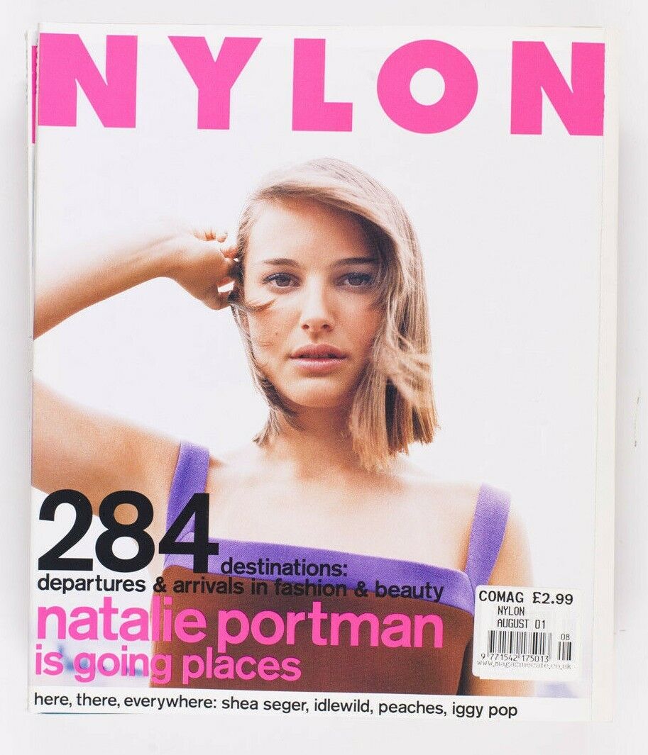 NATALIE PORTMAN Iggy Pop IDLEWILD Liberty Ross SHEA SEGER Nylon magazine 8/ 2001