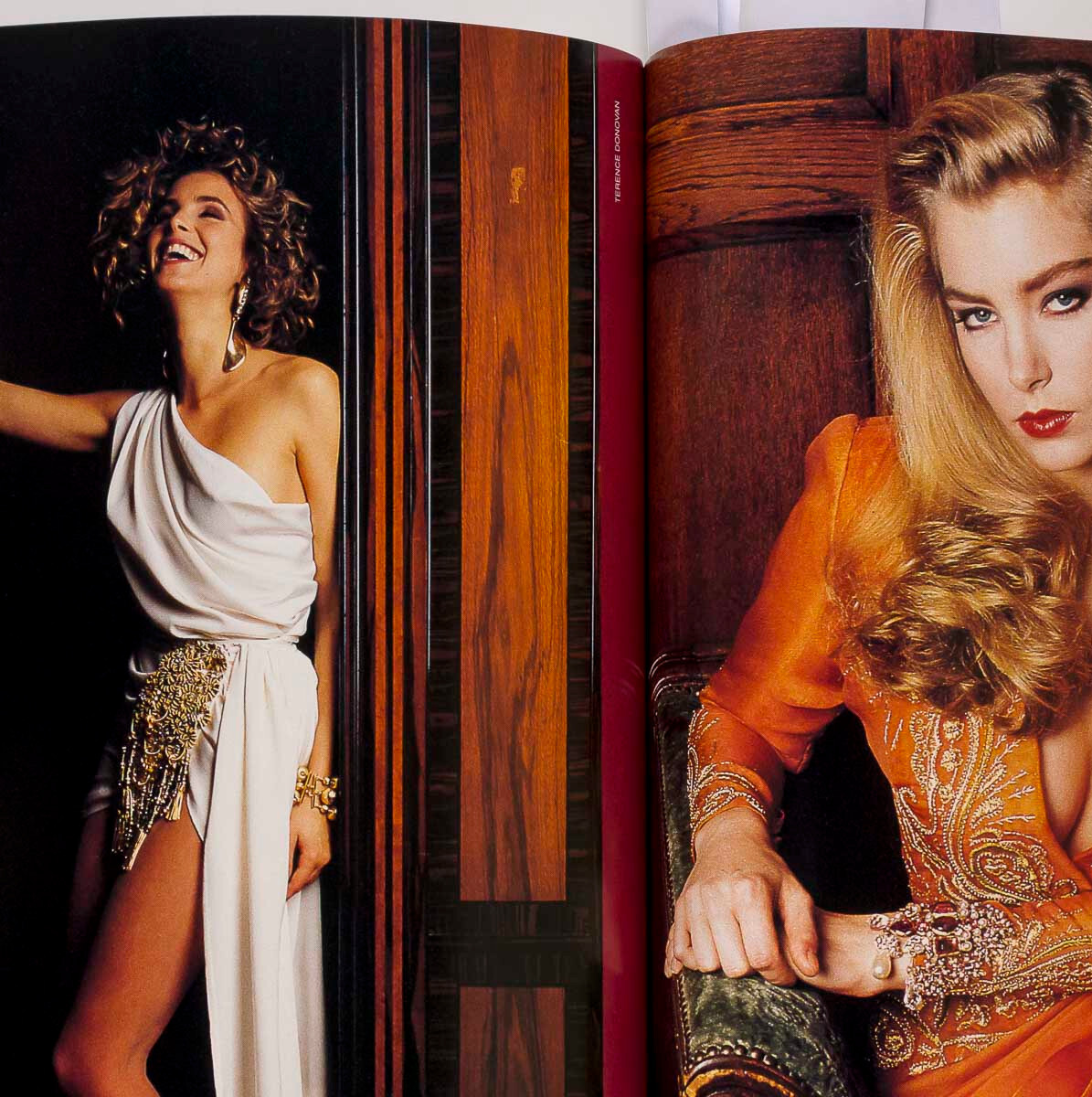 Stephanie Schneider GUY BOURDIN Yasmeen Ghauri HARPERS PARIS March 1990 Joe Eula